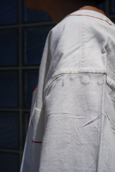 VINTAGE<BR>RED STITCHED SLEEPING DRESS