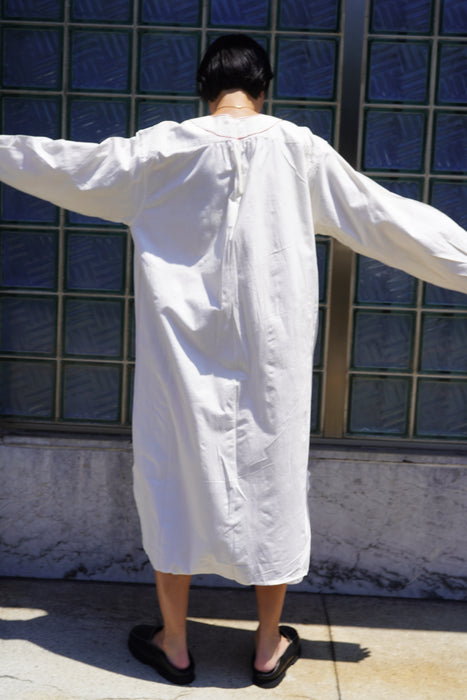 VINTAGE<BR>RED STITCHED SLEEPING DRESS