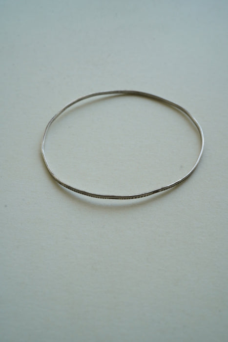 VINTAGE<BR>SILVER THIN BANGLE <BR> <BR>SOLD OUT