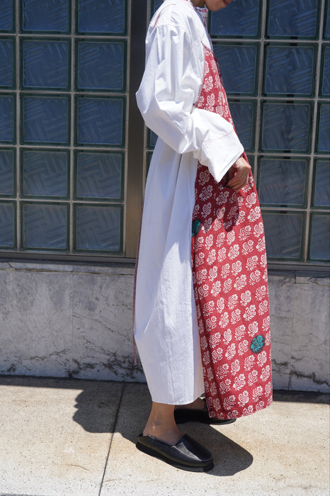 1960S<BR>MARIMEKKO BLOCK PRINT APRON DRESS