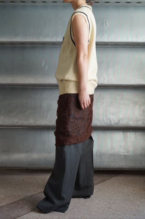 VINATAGE<BR>FILA KNITTED VEST