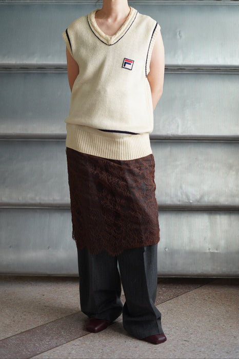 VINATAGE<BR>FILA KNITTED VEST