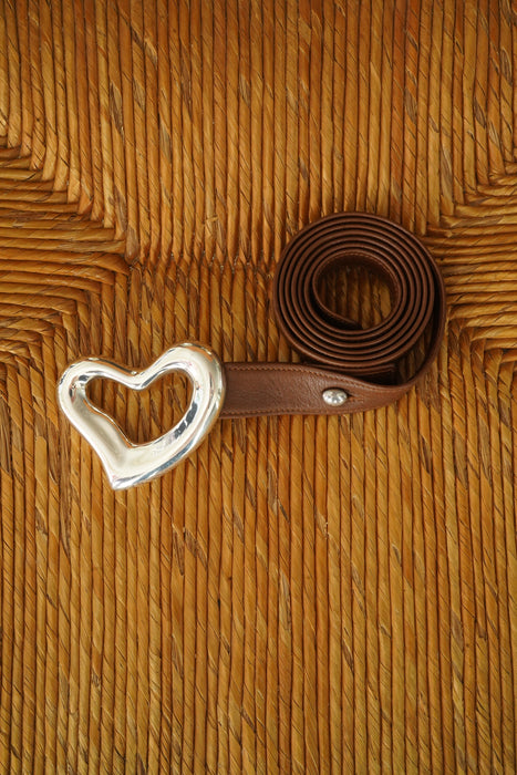 1975s<BR> TIFFANY & CO. by ELSA PERETTI <BR>SMALL OPEN HEART BELT