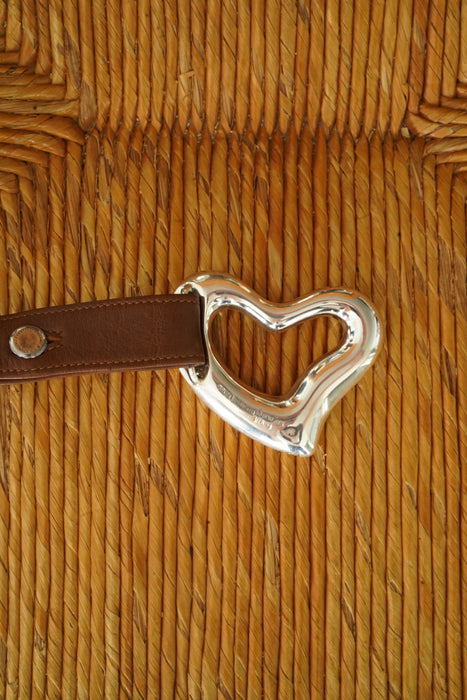 1975s<BR> TIFFANY & CO. by ELSA PERETTI <BR>SMALL OPEN HEART BELT