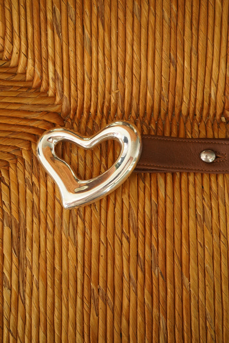 1975s<BR> TIFFANY & CO. by ELSA PERETTI <BR>SMALL OPEN HEART BELT