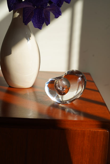 VINTAGE<BR>TIMO SARPANEVA ITTALA ART GLASS "SYDÄN"