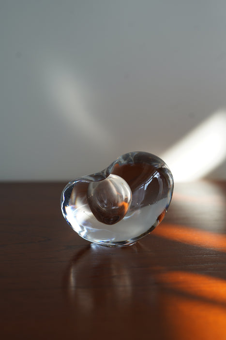 VINTAGE<BR>TIMO SARPANEVA ITTALA ART GLASS "SYDÄN"