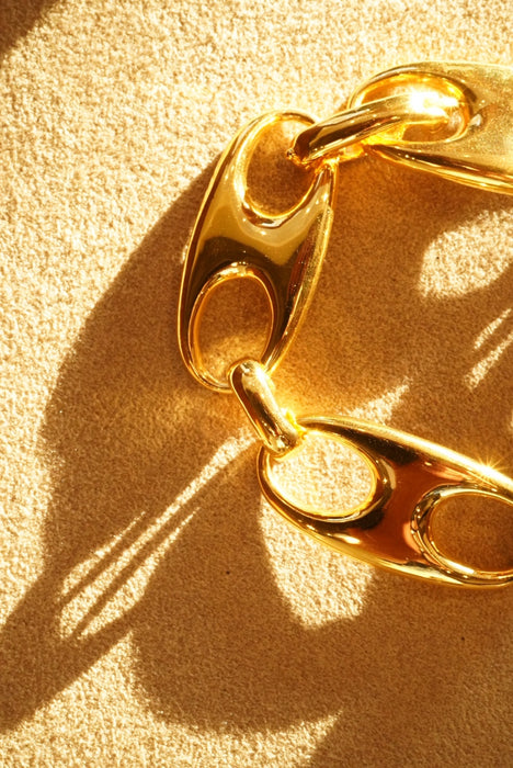 SOPHIE BUHAI<br>GOLD GRANDFATHER CHAIN BRACELET