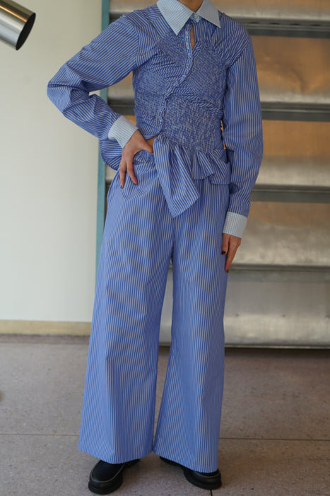 SUPER YAYA<br>TROUSER NOUCKI JUDO<br>BLUE STRIPES & VICH