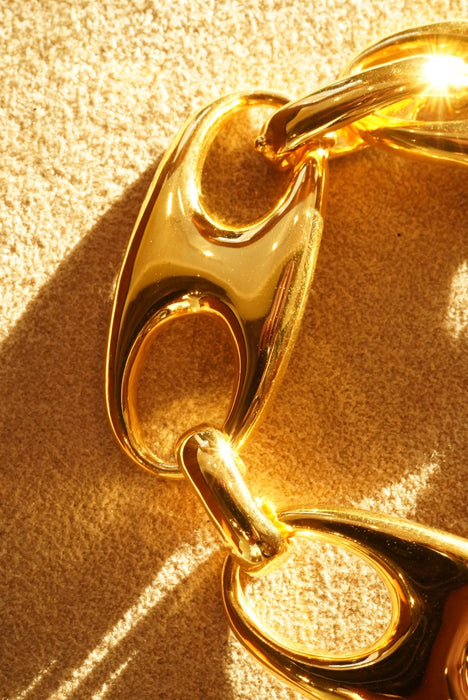 SOPHIE BUHAI<br>GOLD GRANDFATHER CHAIN BRACELET