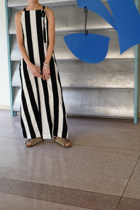 pelleq<br>thick pile stripe dress
