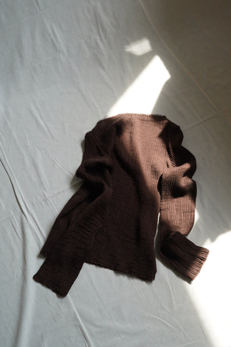 NORLHA<br>FEATHER LONG SLEEVE TOP<br> in SPRING EARTH <BR> <BR>SOLD OUT