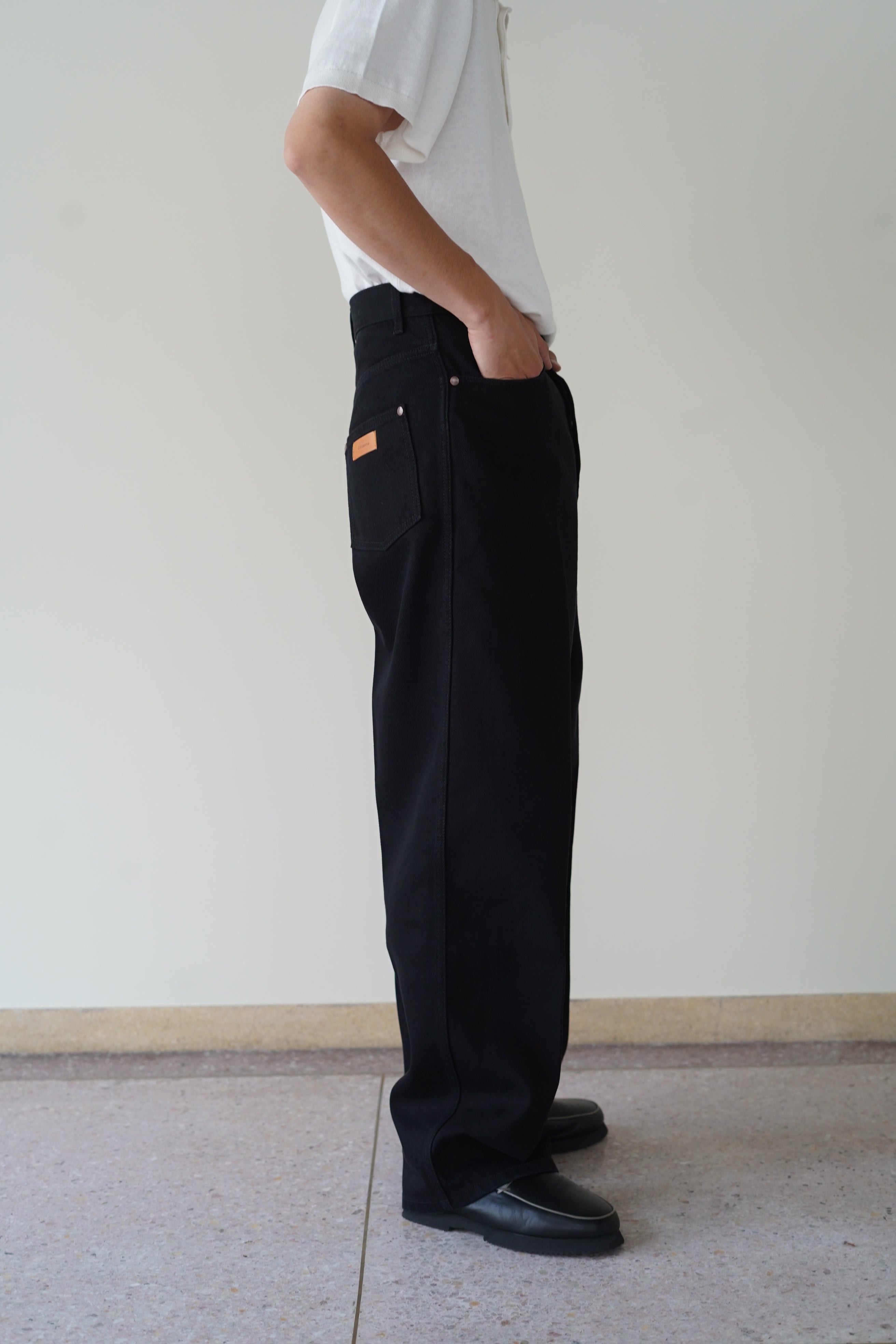 CRISTASEYA HIGH WAISTED BLACK DENIM – PORT