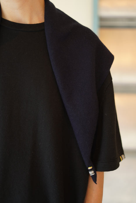 EXTREME CASHMERE<br>n°35 bandana<br>in NAVY