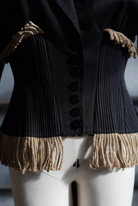 1988s<BR>ALAIA<BR>FRINGE JACKET