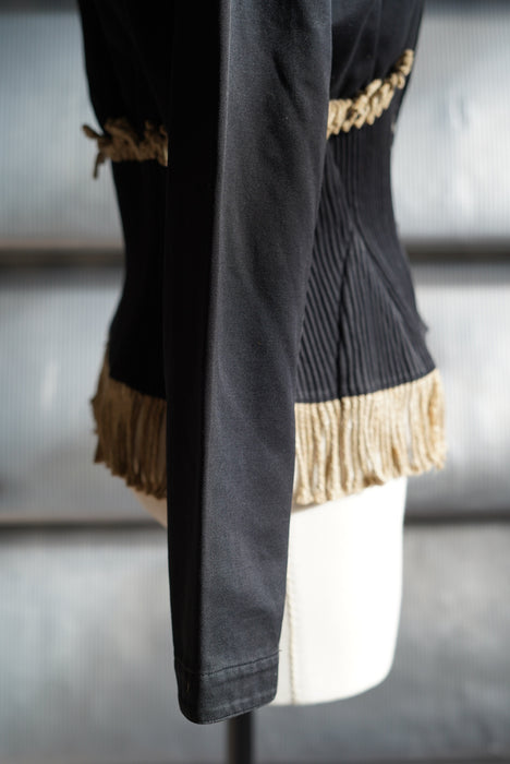 1988s<BR>ALAIA<BR>FRINGE JACKET