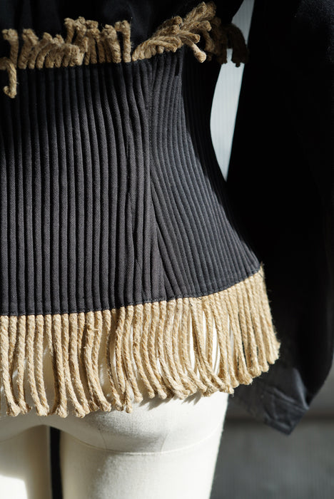 1988s<BR>ALAIA<BR>FRINGE JACKET