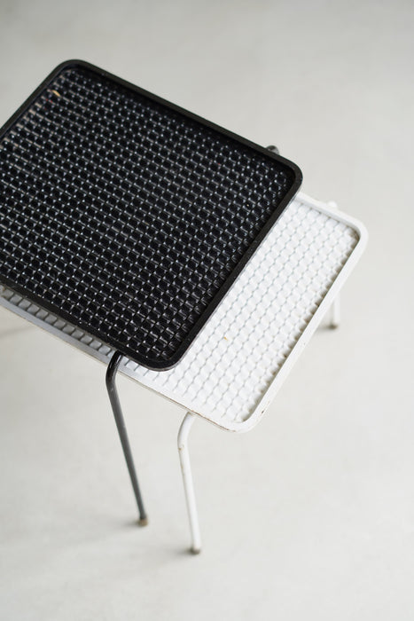 MATHIEU MATÉGOT<BR>SIDE TABLE BLACK AND WHITE