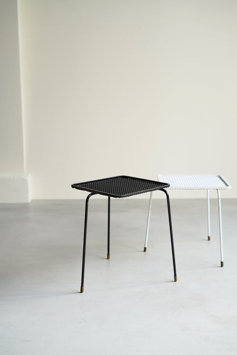 MATHIEU MATÉGOT<BR>SIDE TABLE BLACK AND WHITE