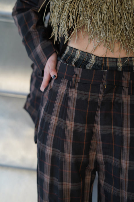 FUMIKA_UCHIDA<br>PLAID TRUNK SHORTS <br><br>SOLD OUT