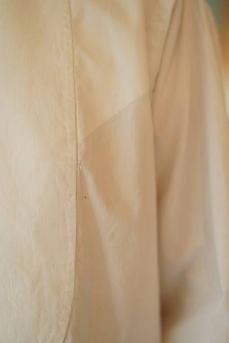 ANTIQUE<BR>FRENCH TUXIDO SHIRT DRESS