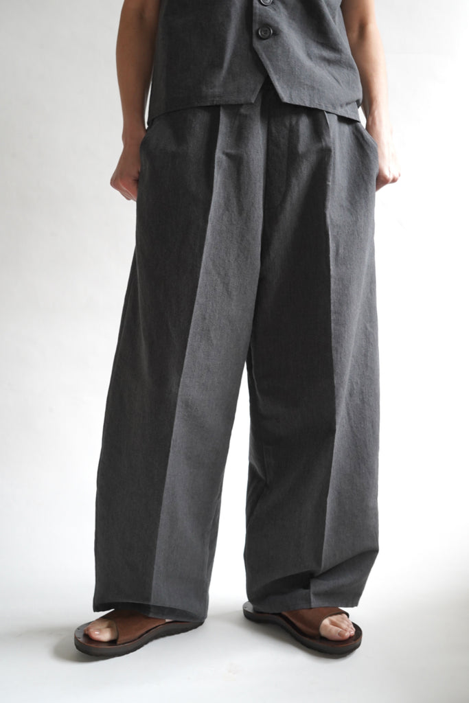CRISTASEYA Moroccan パジャマパンツ 美品 CRISTASEYA MOROCCAN PYJAMA PANTS in GREY WITH BLACK STRIPED – PORT