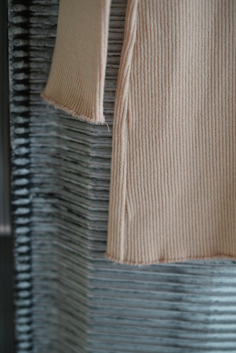 FUMIKA_UCHIDA<br>RIB STITCH HENLEY-NECK UNDERWEAR