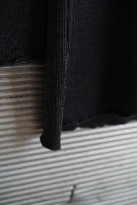 FUMIKA_UCHIDA<br>RIB STITCH HENLEY-NECK UNDERWEAR