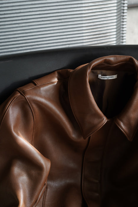 FUMIKA_UCHIDA<br>SHEEP LEATHER BLOUSON
