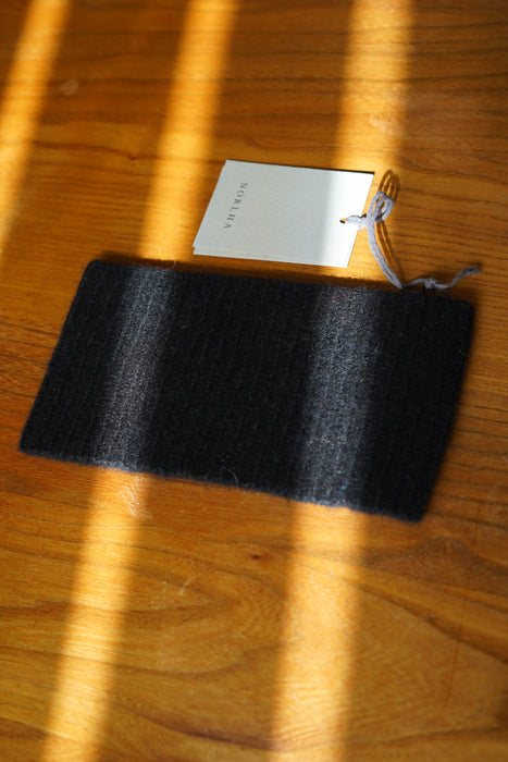 NORLHA<br>RIBBED NECK PIECE<br>BLACK