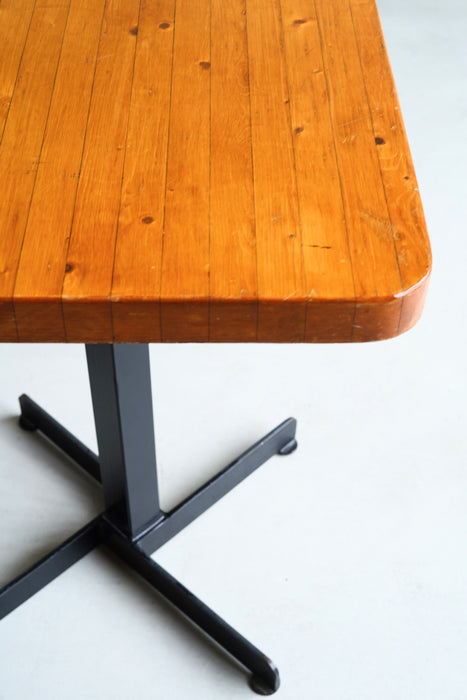 CHARLOTTE PERRIAND<BR>SQUARE TABLE FOR LES ARCS 1800