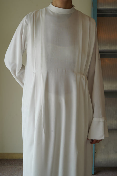ANTIQUE<BR>ALB PLEATED DRESS<br><br>SOLD OUT