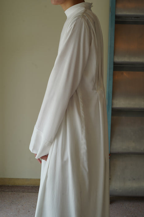 ANTIQUE<BR>ALB PLEATED DRESS<br><br>SOLD OUT