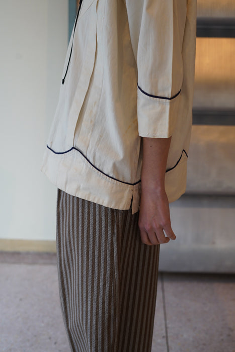 ANTIQUE<BR>LACE UP SAILOR BLOUSE<BR><BR>SOLD OUT