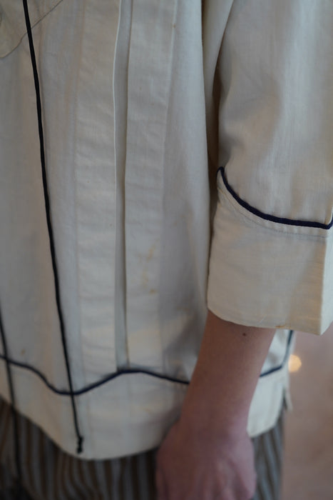 ANTIQUE<BR>LACE UP SAILOR BLOUSE<BR><BR>SOLD OUT