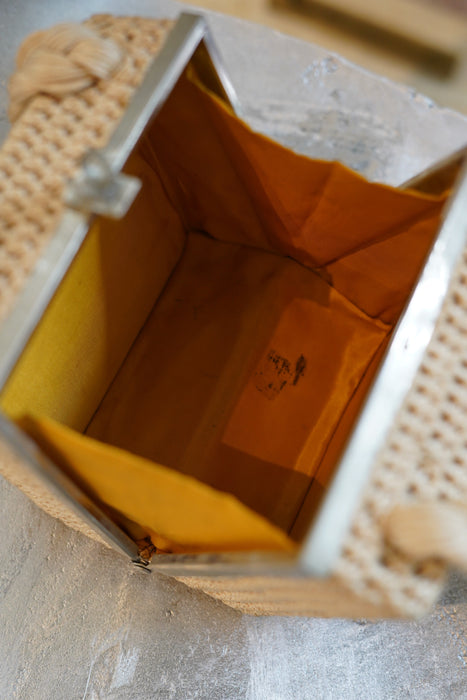 VINTAGE<BR>60s BEADED BOX BAG<BR><BR>SOLD OUT