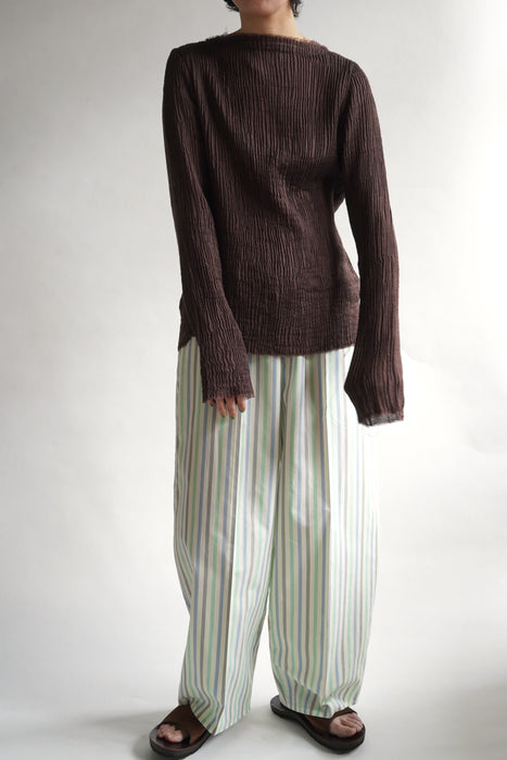 NORLHA<br>FEATHER LONG SLEEVE TOP<br> in SPRING EARTH <BR> <BR>SOLD OUT