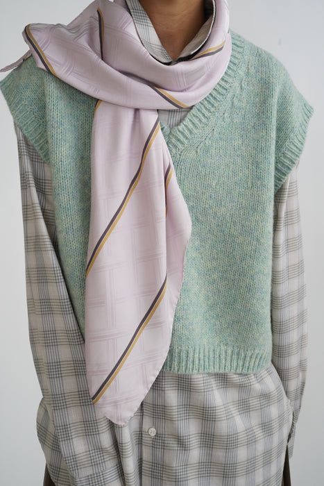 CRISTASEYA<br>CROPPED SHETLAND GILET<br>in MINT