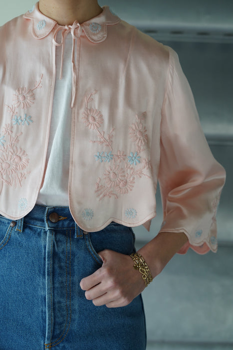 VINTAGE<BR>SILK SHORT BORELO<BR><BR>SOLD OUT