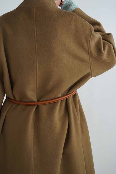 CRISTASEYA<br>LEATHER BELT<BR>in NATURAL