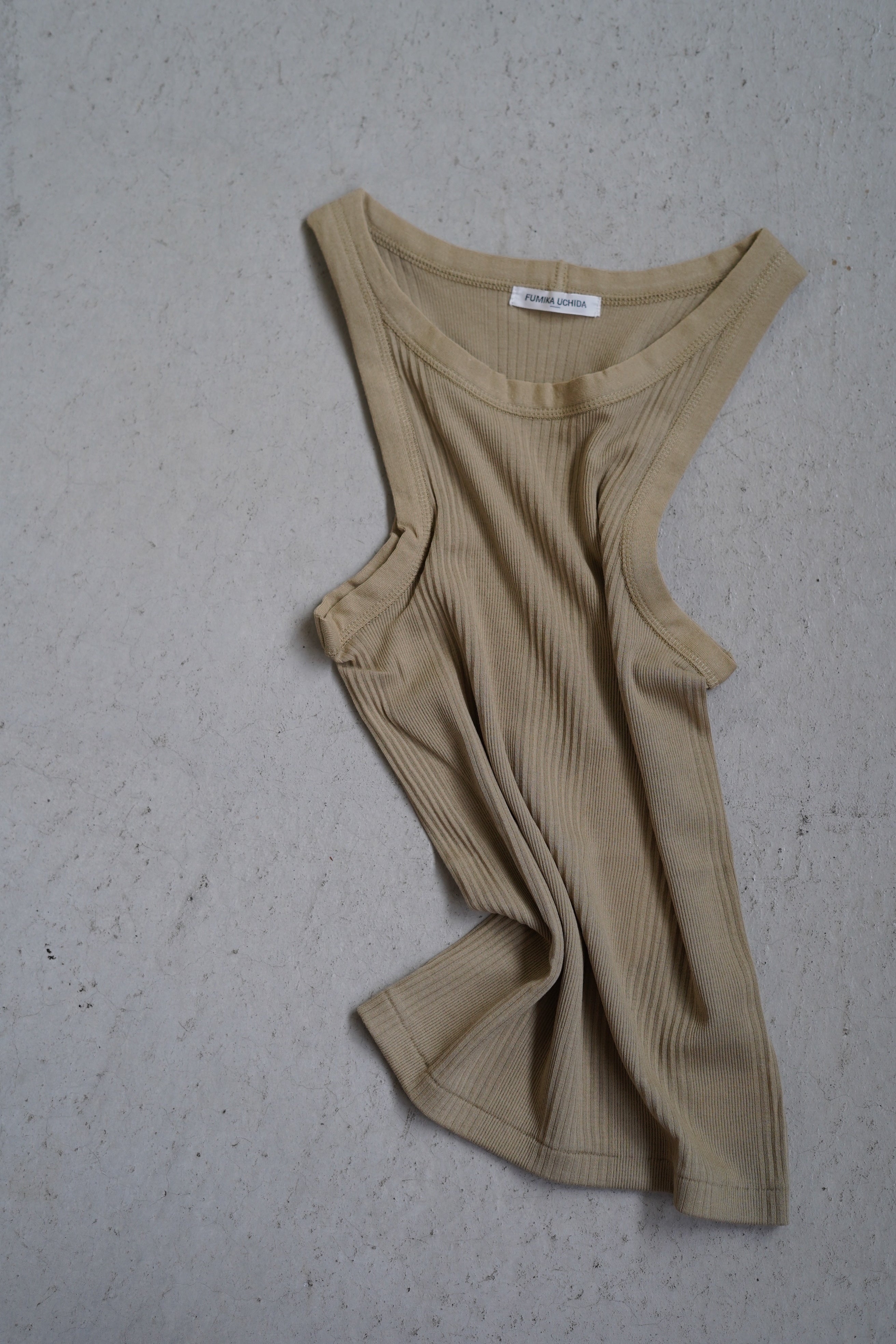 2024-25 秋冬新作  FUMIKA_UCHIDANEEDLE DRAWING TANKTOP SOLD OUT – PORT トップス