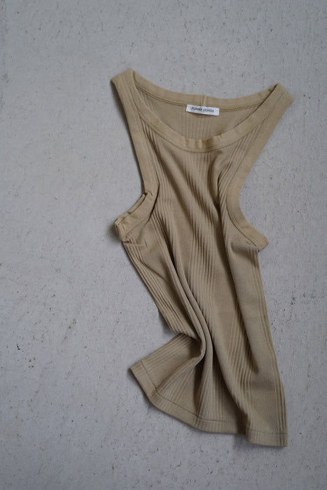FUMIKA_UCHIDA<br>NEEDLE DRAWING TANKTOP
