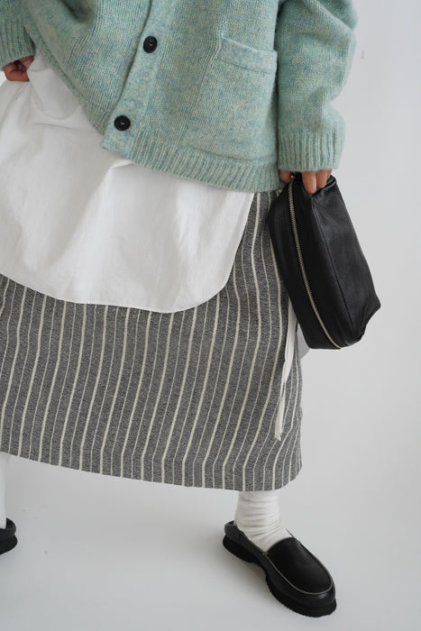 CRISTASEYA x AETA<br>LEATHER POUCH<br>in BLACK