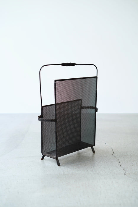MATHIEU MATÉGOT<BR>MAGAZINE RACK RED AND BLACK