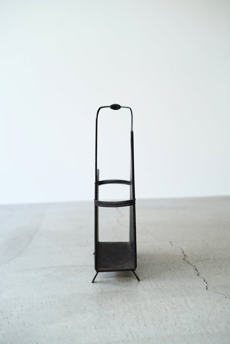 MATHIEU MATÉGOT<BR>MAGAZINE RACK RED AND BLACK