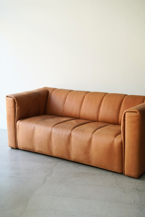 VINTAGE GERMAN LEATHER SOFA<BR><BR>SOLD OUT