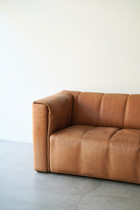 VINTAGE GERMAN LEATHER SOFA<BR><BR>SOLD OUT