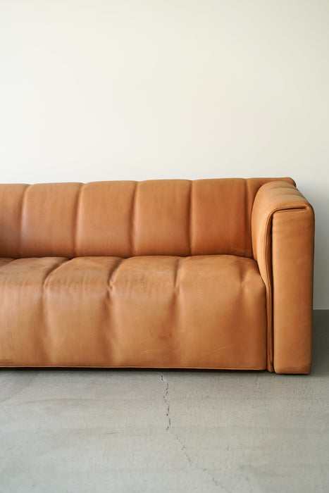VINTAGE GERMAN LEATHER SOFA<BR><BR>SOLD OUT