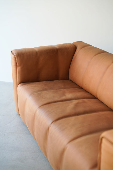 VINTAGE GERMAN LEATHER SOFA<BR><BR>SOLD OUT