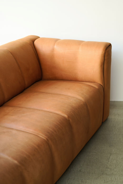 VINTAGE GERMAN LEATHER SOFA<BR><BR>SOLD OUT